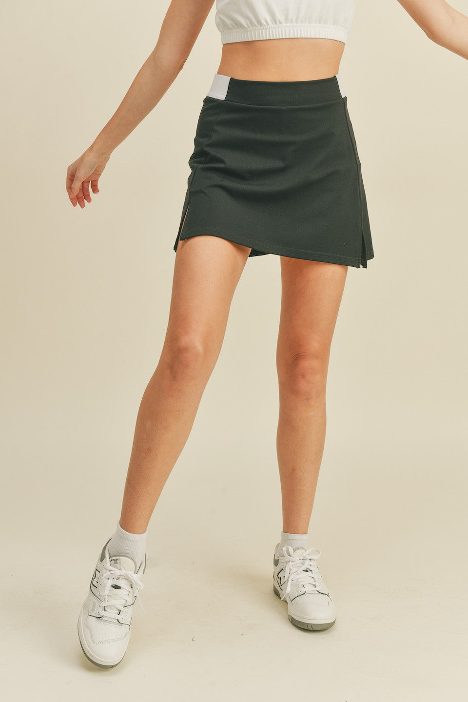 High waist Tennis skort