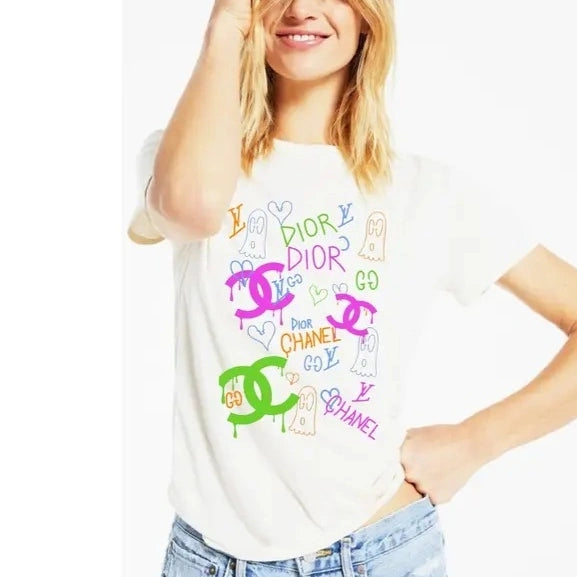 Fashion graphic T shirt