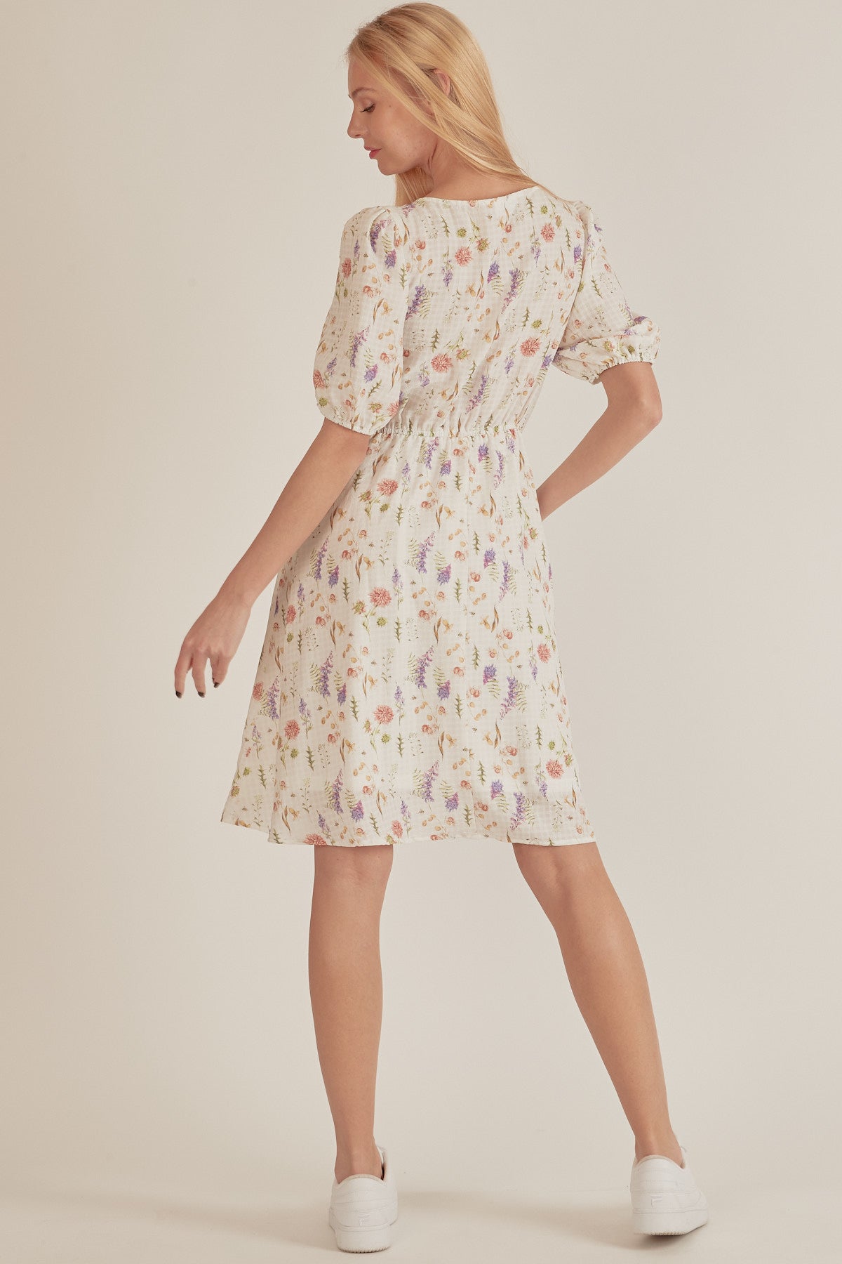 Floral print dress